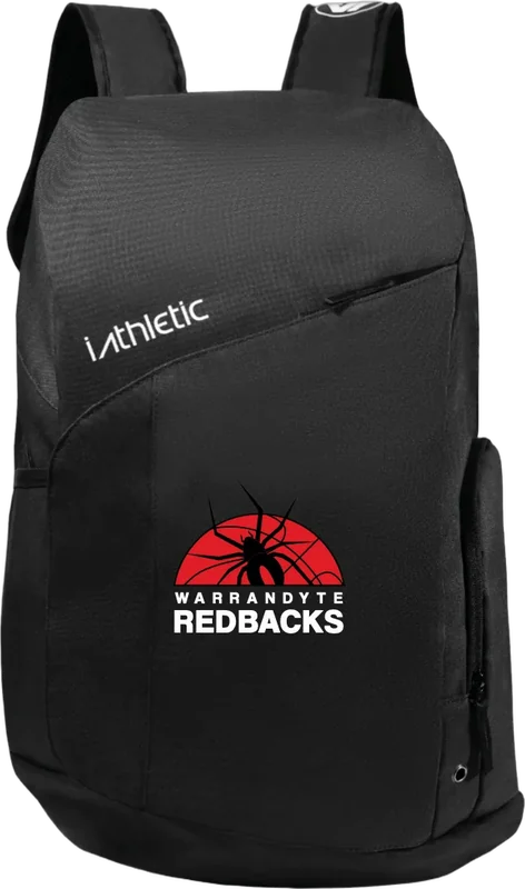 Warrandyte Redbacks backpack in black