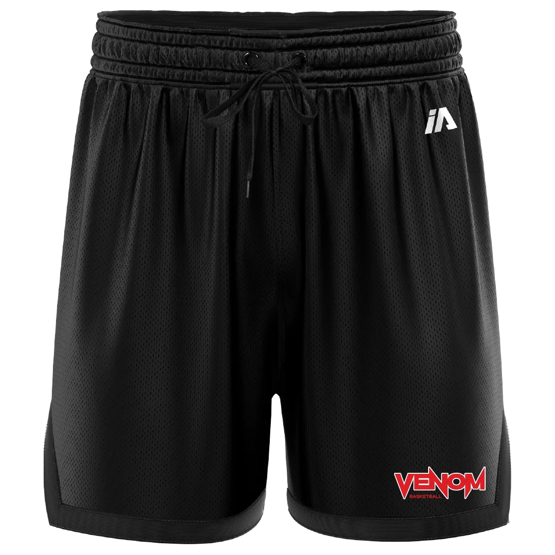 Venom Casual Shorts with Pockets - Black/Black, mens cut