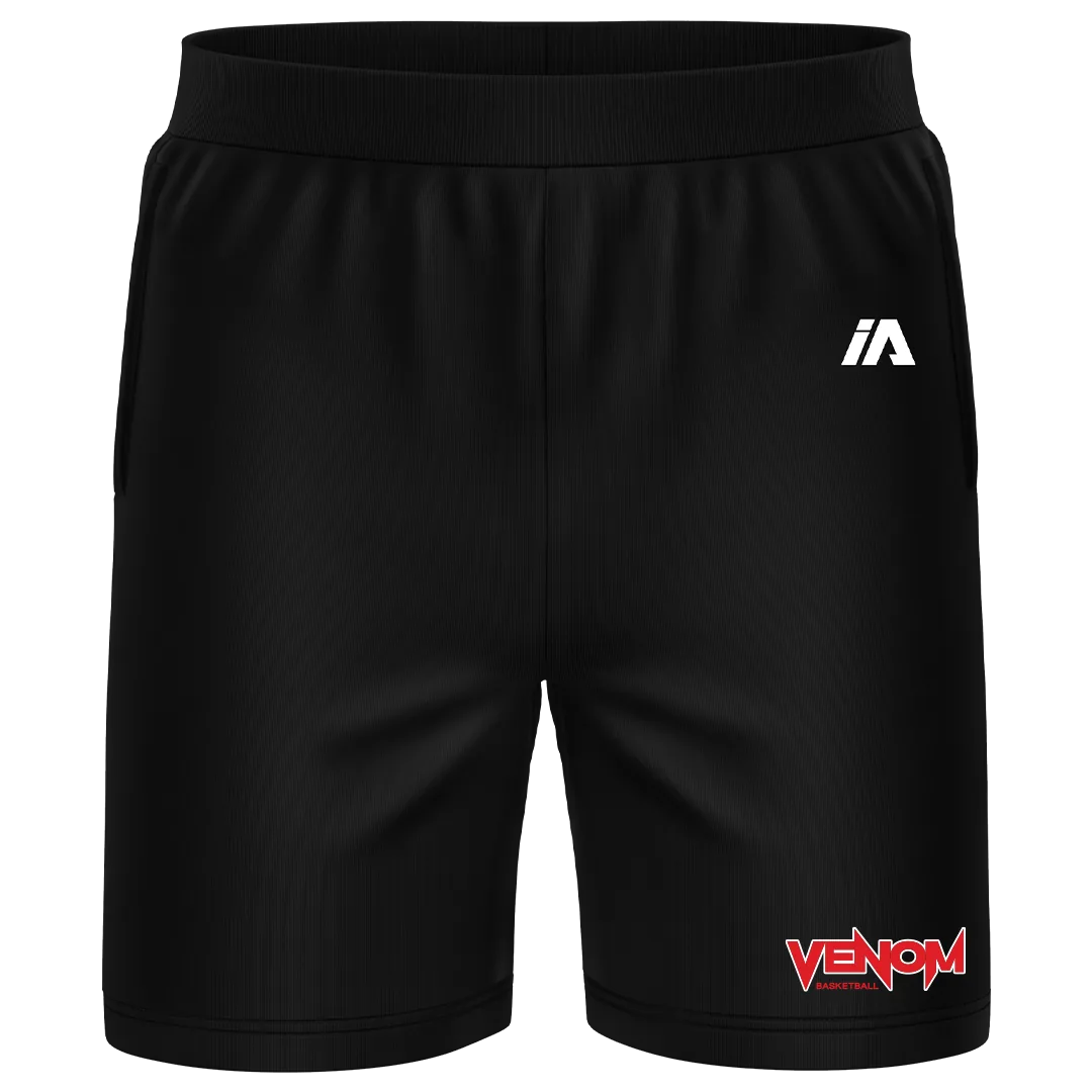 Venom Pro Sport Shorts in Black, mens/unisex cut