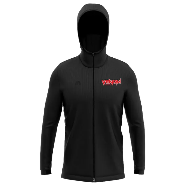 Venom Pro Zip Hoodie in Black