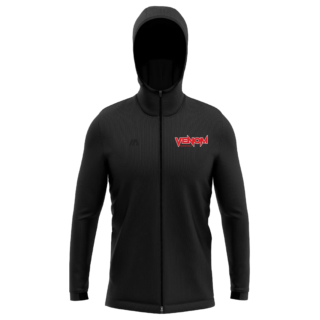 Venom Pro Zip Hoodie in Black