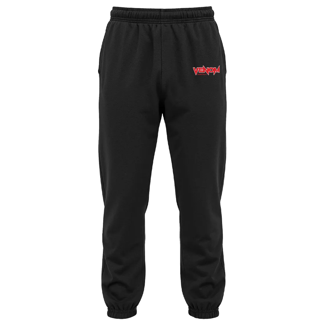 Venom Relaxed Trackpants in Black, mens cut